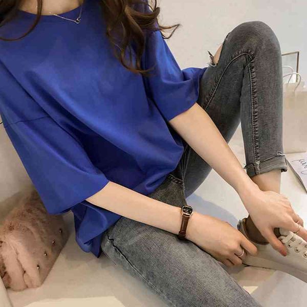women pink t-shirt summer short sleeve o neck t shirt solid color korean fashion tees shirt, White
women pink t-shirt summer short sleeve o neck t shirt solid color korean fashion tees shirt, White