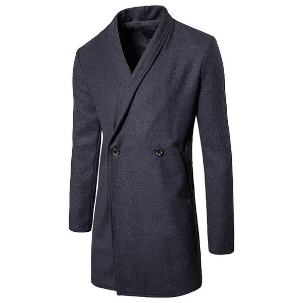 men's duster solid color melton mid-length large placket fashion slim fit men's duffle coat, Black
men's duster solid color melton mid-length large placket fashion slim fit men's duffle coat, Black