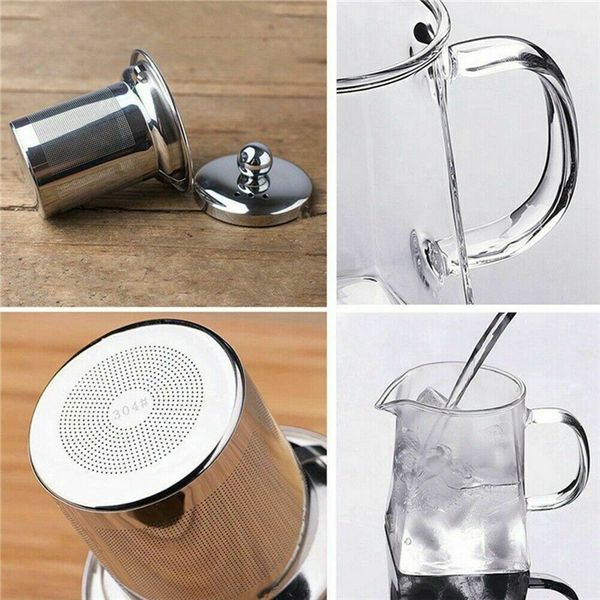 350-750ml heat resistant clear glass jug w infuser coffee tea leaf herbal pot flower teapot milk juice container q1218
350-750ml heat resistant clear glass jug w infuser coffee tea leaf herbal pot flower teapot milk juice container q1218