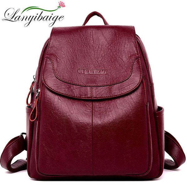 lanyibaige women leather backpacks female shoulder bag ladies bagpack vintage school bags for girls travel back pack sac a dos c1008
lanyibaige women leather backpacks female shoulder bag ladies bagpack vintage school bags for girls travel back pack sac a dos c1008