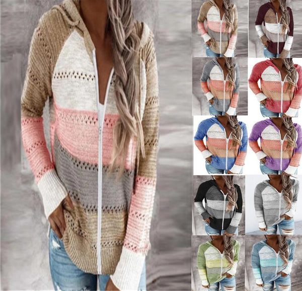 new spring and autumn winter zipper hooded long sleeve sweater cardigan, White;black
new spring and autumn winter zipper hooded long sleeve sweater cardigan, White;black