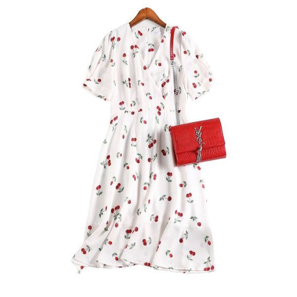 casual dresses plus size cherry dress for women 4xl 5xl spring summer v neck short sleeve chiffon women's clothing floral printing, Black;gray
casual dresses plus size cherry dress for women 4xl 5xl spring summer v neck short sleeve chiffon women's clothing floral printing, Black;gray