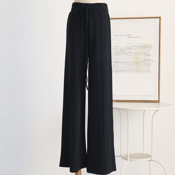 2021 new autumn winter kintted high waist solid straight casual warm loose wide leg pants women trousers outwear eof3, Black;white
2021 new autumn winter kintted high waist solid straight casual warm loose wide leg pants women trousers outwear eof3, Black;white