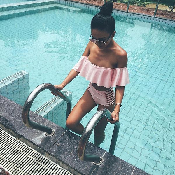 bikinis set off shoulder ruffles bikini swimwear high waist solid color swimsuit push up biquini bathing suit1
bikinis set off shoulder ruffles bikini swimwear high waist solid color swimsuit push up biquini bathing suit1