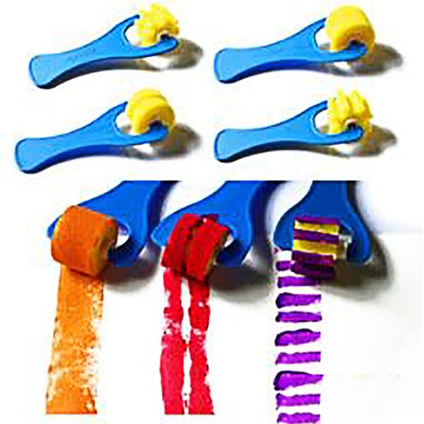 4 pcs set Children painting graffiti plastic handle sponge roller brush baby graffiti painting products Materials Art Supplies
4 pcs set Children painting graffiti plastic handle sponge roller brush baby graffiti painting products Materials Art Supplies