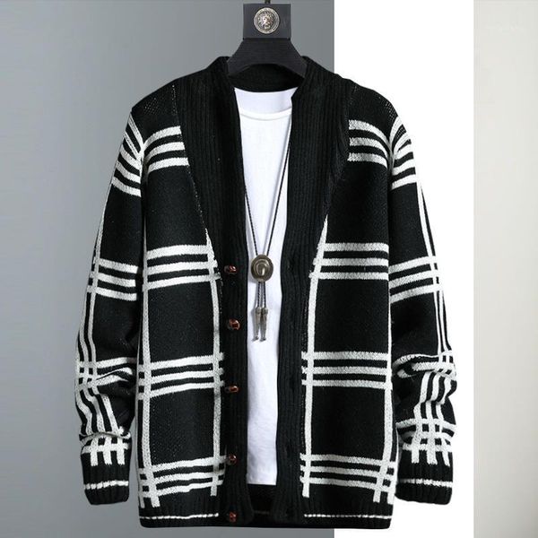 alsyiqi 2020 mens cardigan knitted men winter side striped patchwork sweater harajuku oversized sweater black men1, White;black
alsyiqi 2020 mens cardigan knitted men winter side striped patchwork sweater harajuku oversized sweater black men1, White;black