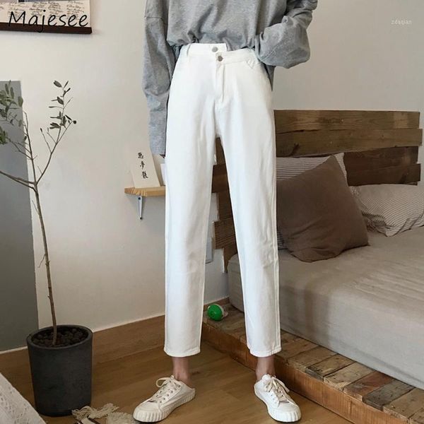 jeans women white straight simple casual all-match student korean style trousers womens high waist streetwear daily fashion new1, Blue
jeans women white straight simple casual all-match student korean style trousers womens high waist streetwear daily fashion new1, Blue