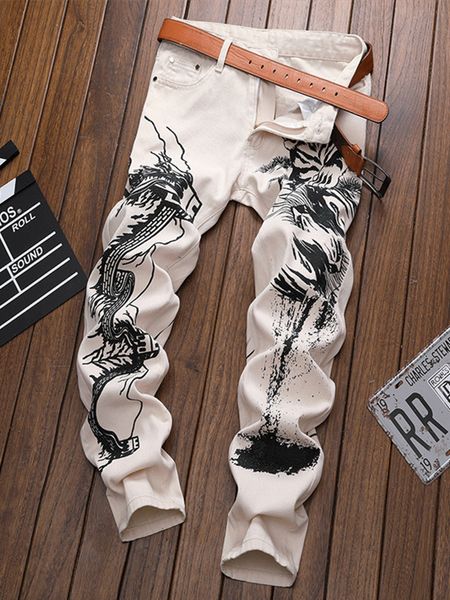 2021 america autumn male fashion thin jeans trends hip streetwear denim pants jw2i, Blue
2021 america autumn male fashion thin jeans trends hip streetwear denim pants jw2i, Blue