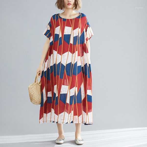johnature casual loose summer dress 2019 new print short pockets knee-length dress regular o-neck cottonnatural women1, Black;gray
johnature casual loose summer dress 2019 new print short pockets knee-length dress regular o-neck cottonnatural women1, Black;gray