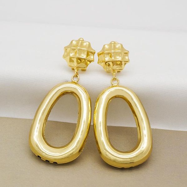 dangle & chandelier big gold earrings jewelry fashion design for african women statement wedding gift accessories, Silver