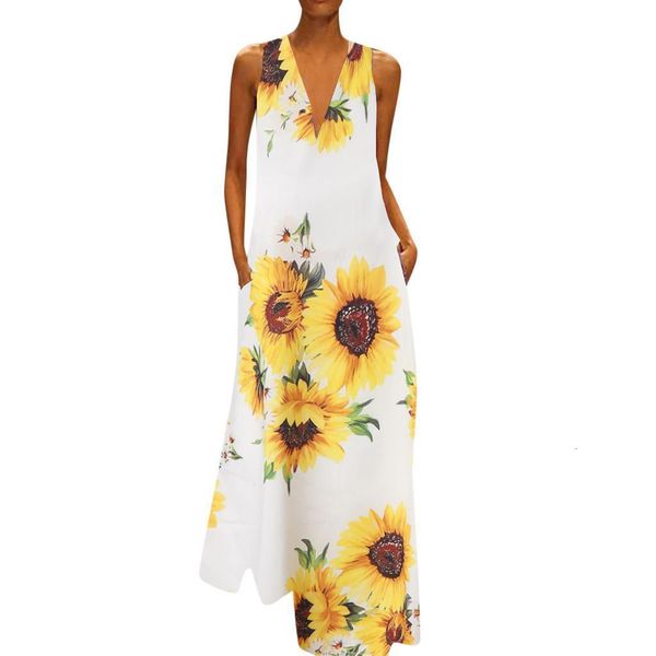 maxi dress for women plus size fashion sunflower print long dresses sleeveless v neck bohemian long sundress vestidos femme new, Black;gray
maxi dress for women plus size fashion sunflower print long dresses sleeveless v neck bohemian long sundress vestidos femme new, Black;gray