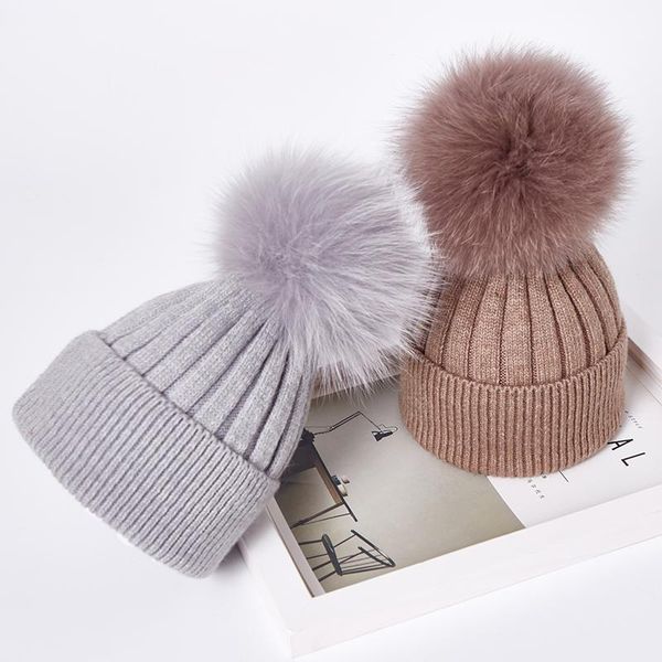 winter women girls real fur pom knitted beaines cap kid baby boy child knitting skullies hat gorros kg-367
winter women girls real fur pom knitted beaines cap kid baby boy child knitting skullies hat gorros kg-367