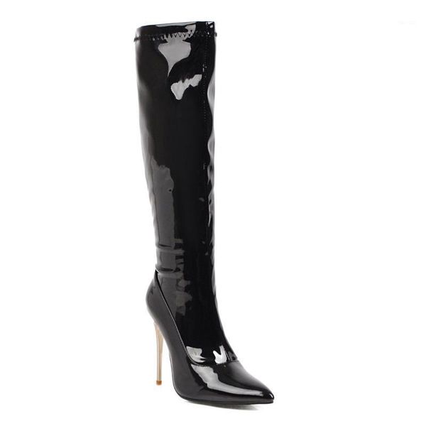 boots salu women fashion knee high leather print heel short pointed toe autumn winter plush female1, Black
boots salu women fashion knee high leather print heel short pointed toe autumn winter plush female1, Black
