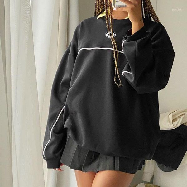 women hoddies casual preppy style black sweatshirt women letter print black striped hoodie harajuku crewneck sweat pullover1
women hoddies casual preppy style black sweatshirt women letter print black striped hoodie harajuku crewneck sweat pullover1