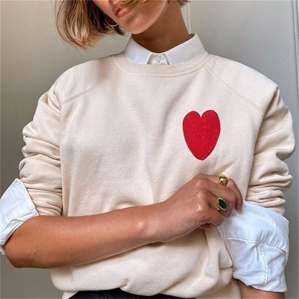 heart printed women sweatshirt long sleeve casual loose simple o-neck female sweatshirts 201208, Black
heart printed women sweatshirt long sleeve casual loose simple o-neck female sweatshirts 201208, Black