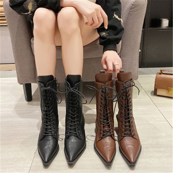 new 2021 female winter pointed to her seven in leather high-fashion heels zip boots lace up stilettos 35-40 px70, Black
new 2021 female winter pointed to her seven in leather high-fashion heels zip boots lace up stilettos 35-40 px70, Black