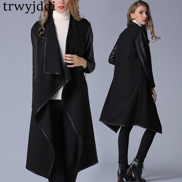 women's trench coats european 2021 spring windbreaker female korean fashion autumn long black outerwear plus size n452, Tan;black
women's trench coats european 2021 spring windbreaker female korean fashion autumn long black outerwear plus size n452, Tan;black