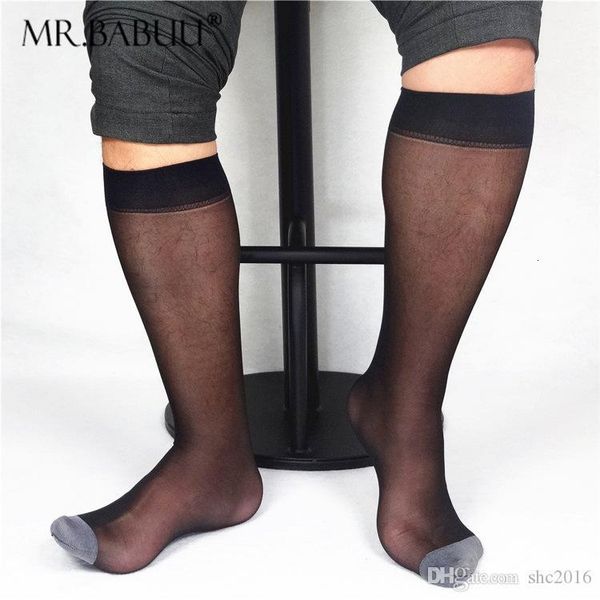 men business soft sheer socks contrast toe light weight formal dress suit knee length long socks mesh nylon silk socks, Black
men business soft sheer socks contrast toe light weight formal dress suit knee length long socks mesh nylon silk socks, Black