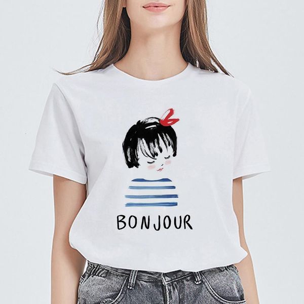 modern girl print female t-shirt streetwear versatile vintage t shirt women loose plus size harajuku ropa mujer, White
modern girl print female t-shirt streetwear versatile vintage t shirt women loose plus size harajuku ropa mujer, White