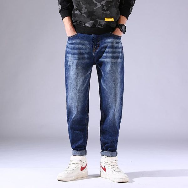 men's jeans black men denim blue jean distressed mens jogger pants hip hop harem stretch man teenager trousers plus size 46 48 50,541
men's jeans black men denim blue jean distressed mens jogger pants hip hop harem stretch man teenager trousers plus size 46 48 50,541