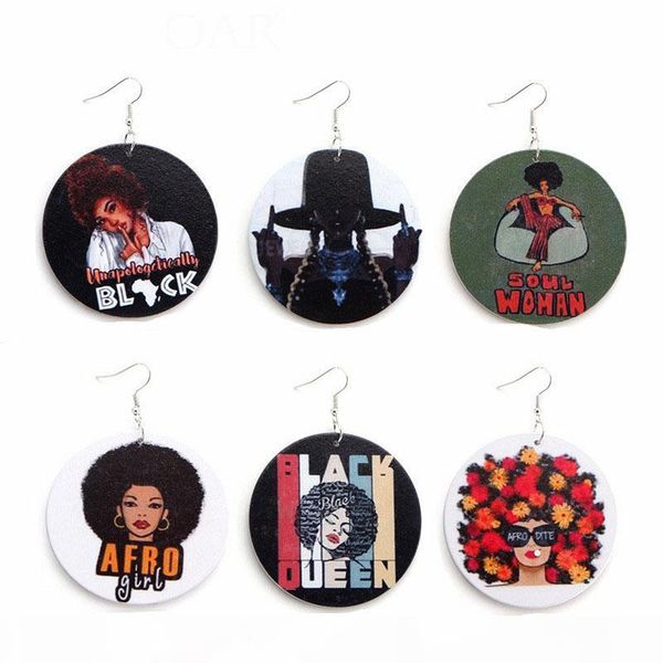 fashion round wooden earrings colorful african female letter earring dangle afro head ear hook wood eardrop women jewelry statement gifts, Silver
fashion round wooden earrings colorful african female letter earring dangle afro head ear hook wood eardrop women jewelry statement gifts, Silver
