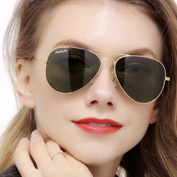 новый pilot защита uv400 солнцезащитные очки классические женщины мужчины золотой кадр стекла g15 объектива очки царапинам aooko sunglass 58, White;black
новый pilot защита uv400 солнцезащитные очки классические женщины мужчины золотой кадр стекла g15 объектива очки царапинам aooko sunglass 58, White;black