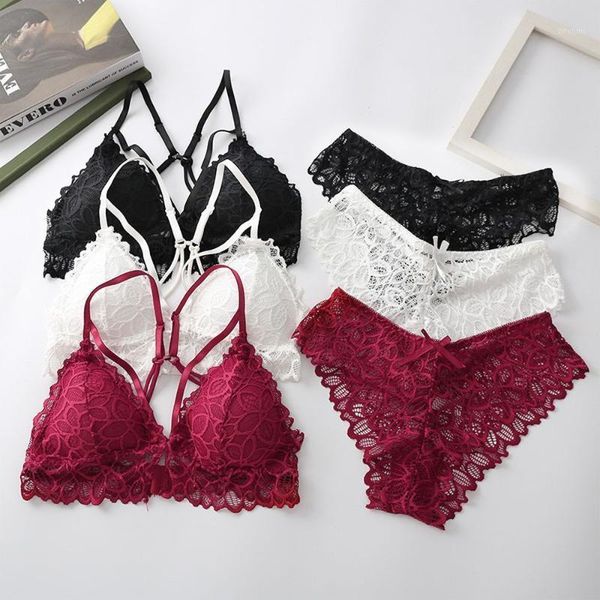 lace women underwear set 2020 new bra solid seamless padded bras wire hollow strap bra panties two-piece set1, Red;black
lace women underwear set 2020 new bra solid seamless padded bras wire hollow strap bra panties two-piece set1, Red;black
