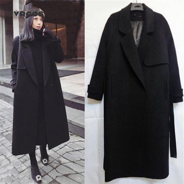 uvrcos женские clothingjackets coatswool бленды casual solid осеннее пальто женщины большой размер длинные пальто зимы плюс размер wool co, Black
uvrcos женские clothingjackets coatswool бленды casual solid осеннее пальто женщины большой размер длинные пальто зимы плюс размер wool co, Black