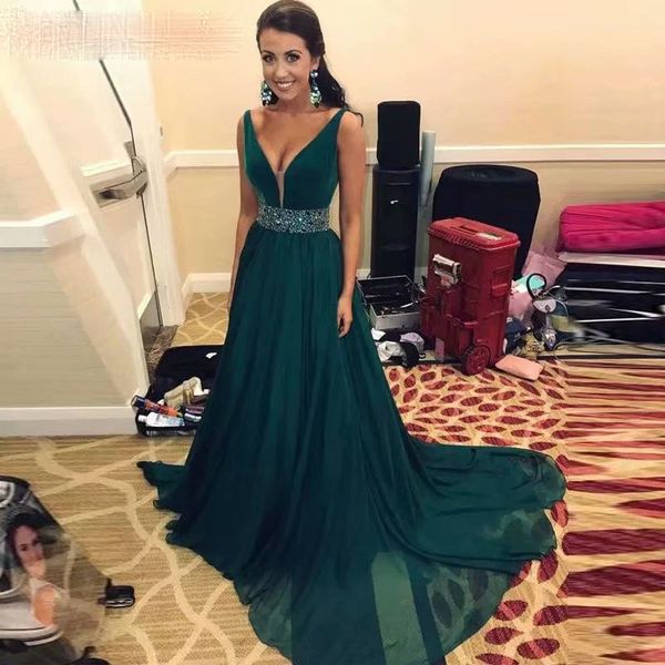 evening party gowns robe de soiree v-neck chiffon sleeveless long prom dress vestido de fiesta fe boda short frock, Black;red
evening party gowns robe de soiree v-neck chiffon sleeveless long prom dress vestido de fiesta fe boda short frock, Black;red