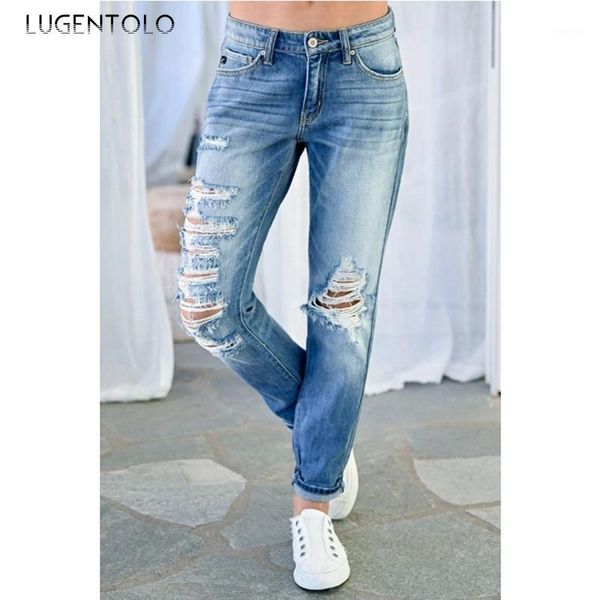 lugentolo women jeans summer casual hole slim washed straight ripped blue pocket street fashion female long jeans1
lugentolo women jeans summer casual hole slim washed straight ripped blue pocket street fashion female long jeans1