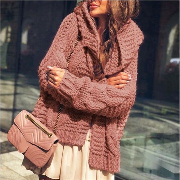 2020 winter fashion trend women's solid color coarse knitting hooded cardigan coat sweatersweater sweater coat tqe1v, White;black
2020 winter fashion trend women's solid color coarse knitting hooded cardigan coat sweatersweater sweater coat tqe1v, White;black