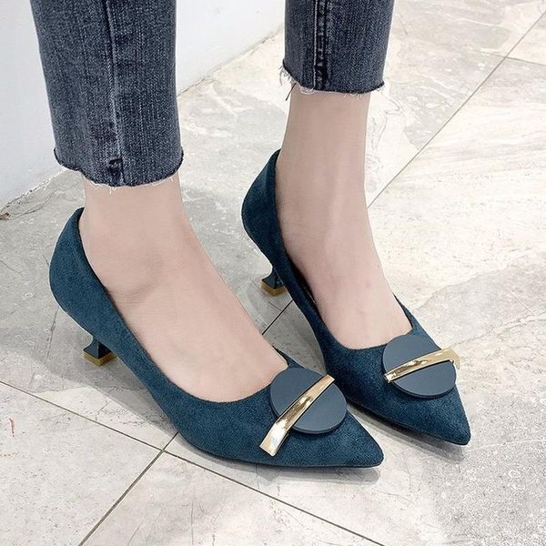 new fashion women shoes woman pumps thin high heels square buckle casual shoes slip on shallow pointed toe ladies, Black
new fashion women shoes woman pumps thin high heels square buckle casual shoes slip on shallow pointed toe ladies, Black