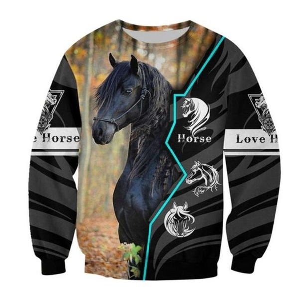 new fashion womens/mens animal horse funny 3d print crewneck sweatshirt jumper women/men fashion clothing3, Black
new fashion womens/mens animal horse funny 3d print crewneck sweatshirt jumper women/men fashion clothing3, Black