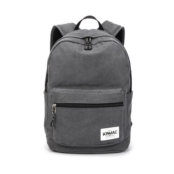 kinmac is a waterproof large-capacity travel outdoor backpack with a usb charging port for student leisure gray canvas backpack
kinmac is a waterproof large-capacity travel outdoor backpack with a usb charging port for student leisure gray canvas backpack