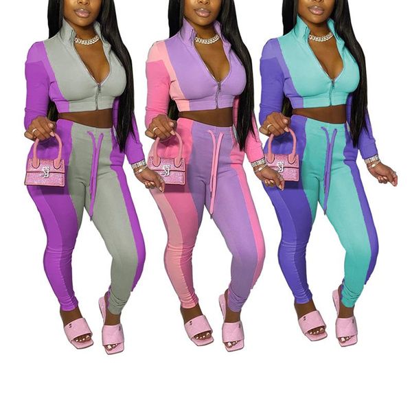 women's tracksuits 2021 autumn winter women casual sports fashion skinny patchwork two piece set sweatshirts and pants tracksuit sweats, Gray
women's tracksuits 2021 autumn winter women casual sports fashion skinny patchwork two piece set sweatshirts and pants tracksuit sweats, Gray