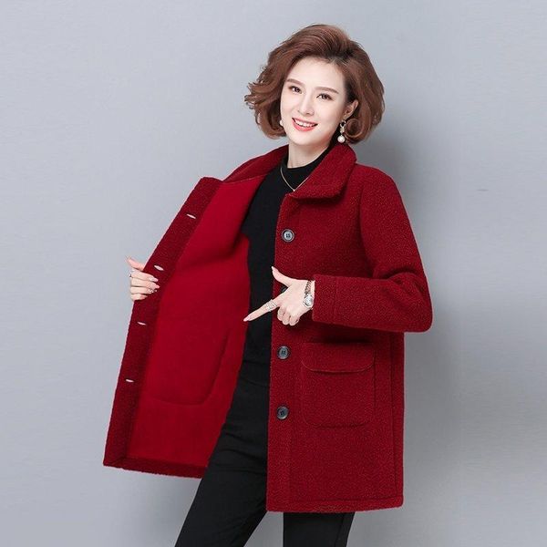 jacket parka winter clothing women faux fur jacket ladies long fur coat lapel plus thick velvet overcoat female plush coats, Black
jacket parka winter clothing women faux fur jacket ladies long fur coat lapel plus thick velvet overcoat female plush coats, Black