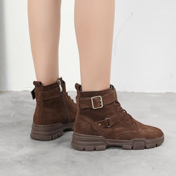 women ankle boots shoes desert combat leather tactical, Black 
women ankle boots shoes desert combat leather tactical, Black