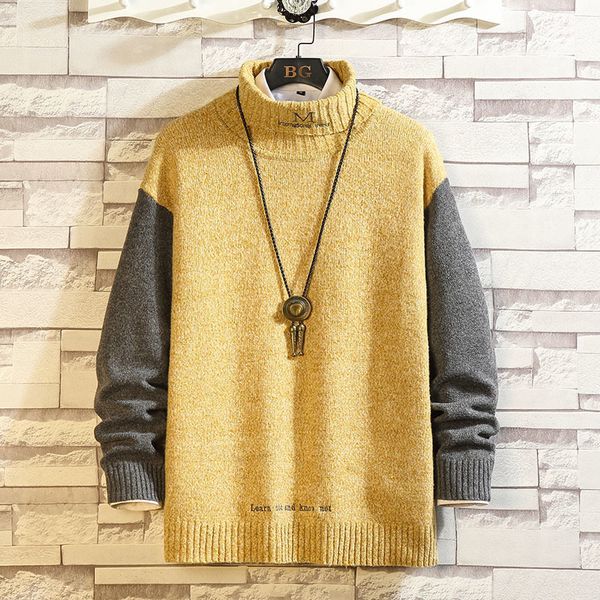 2021 new fashion classic o-neck patchwork sweater men's oversize pull plus size -5xl long sleeves pullover for autumn spring winter wy, White;black
2021 new fashion classic o-neck patchwork sweater men's oversize pull plus size -5xl long sleeves pullover for autumn spring winter wy, White;black