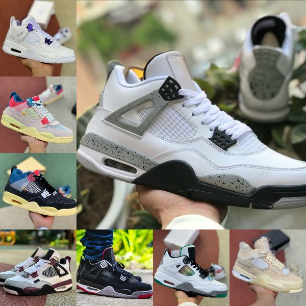 2021 high 4 4s basketball shoes men women new cream sail the white cement bred court purple gs linen red metallic pine green sports shoes
2021 high 4 4s basketball shoes men women new cream sail the white cement bred court purple gs linen red metallic pine green sports shoes