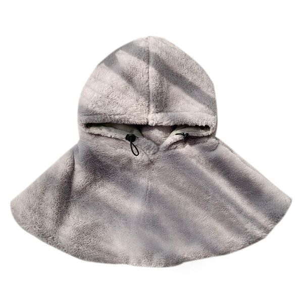 vipwomen with shawls in spring autumn winter wear cycling windproof cold proof cloak, hat, neckwear and scarf integrated for neck, Blue;gray
vipwomen with shawls in spring autumn winter wear cycling windproof cold proof cloak, hat, neckwear and scarf integrated for neck, Blue;gray