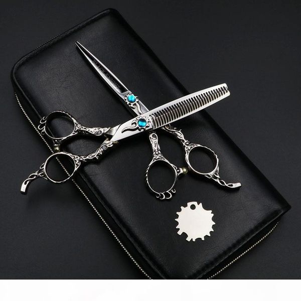 6 inch professional hairdressing scissors hairdresser modeling tools salon hair shears set sapphire models
6 inch professional hairdressing scissors hairdresser modeling tools salon hair shears set sapphire models