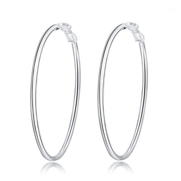 trendy 925 sterling silver jewelry big large circle round hoop earrings for women wedding statement brincos pendientes1, Golden;silver
trendy 925 sterling silver jewelry big large circle round hoop earrings for women wedding statement brincos pendientes1, Golden;silver