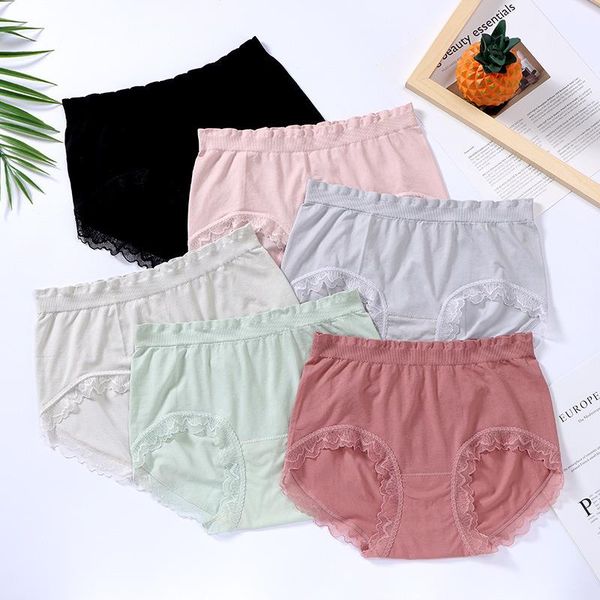 women's panties summer style seemless comfort breathable lace bare ammonia modal high waist large size nickers, Black;pink
women's panties summer style seemless comfort breathable lace bare ammonia modal high waist large size nickers, Black;pink