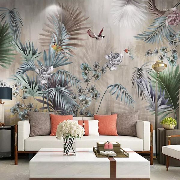 custom p wallpaper for walls 3d nordic plant leaves flowers birds wall mural retro living room sofa tv background wall paper1
custom p wallpaper for walls 3d nordic plant leaves flowers birds wall mural retro living room sofa tv background wall paper1