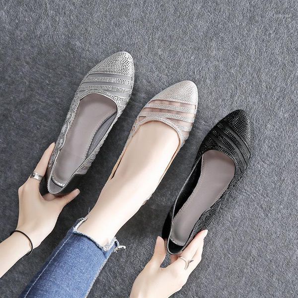 summer new hollow single shoes female shallow mouth pointed leather rhinestone wild comfortable and breathable1, Black
summer new hollow single shoes female shallow mouth pointed leather rhinestone wild comfortable and breathable1, Black
