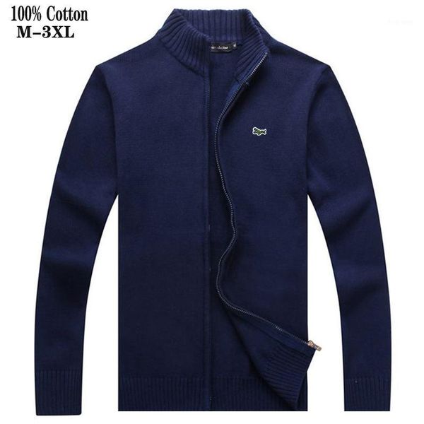 stand-collar mens sweaters 100% cotton zipper long sleeve knitted mens coats fashion thick knitted outerwear1, White;black
stand-collar mens sweaters 100% cotton zipper long sleeve knitted mens coats fashion thick knitted outerwear1, White;black