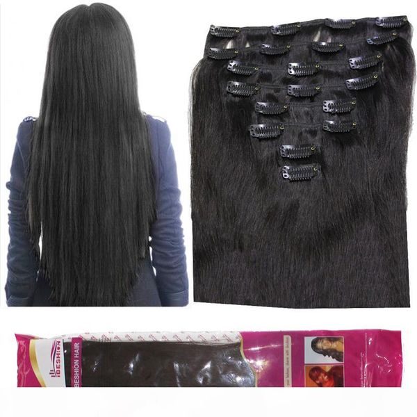 8a 120g lot clip in human hair extensions brazilian straight 8pcs set 1b natural black wavy curly hair, Black;brown
8a 120g lot clip in human hair extensions brazilian straight 8pcs set 1b natural black wavy curly hair, Black;brown