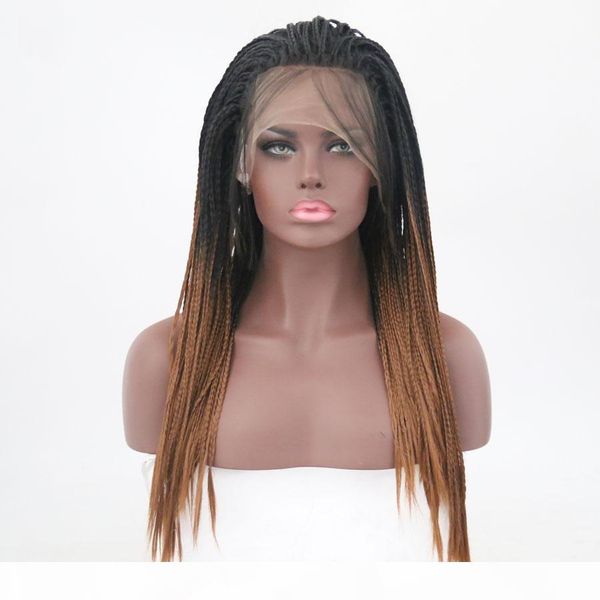 3x box braided synthetic wigs ombre brown lace front wigs straight heat resistant fiber hair wig cospaly party two tone black root
3x box braided synthetic wigs ombre brown lace front wigs straight heat resistant fiber hair wig cospaly party two tone black root