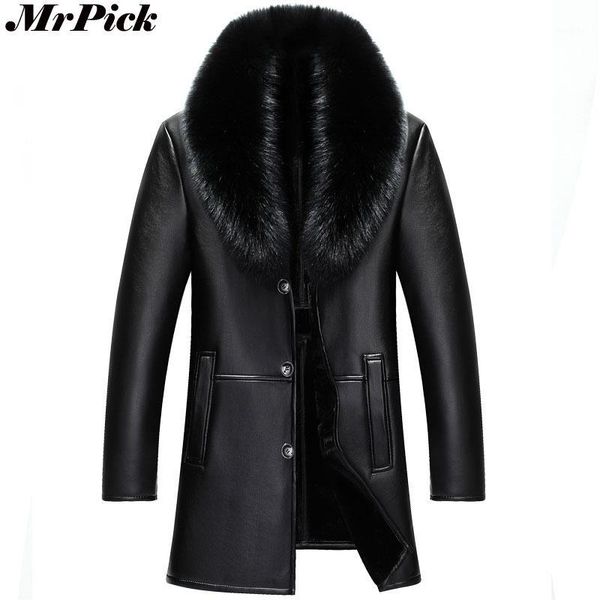 2017 new winter men fur collar long coats fashion luxury artificial pu leather men snow coats v0707-21, Black
2017 new winter men fur collar long coats fashion luxury artificial pu leather men snow coats v0707-21, Black