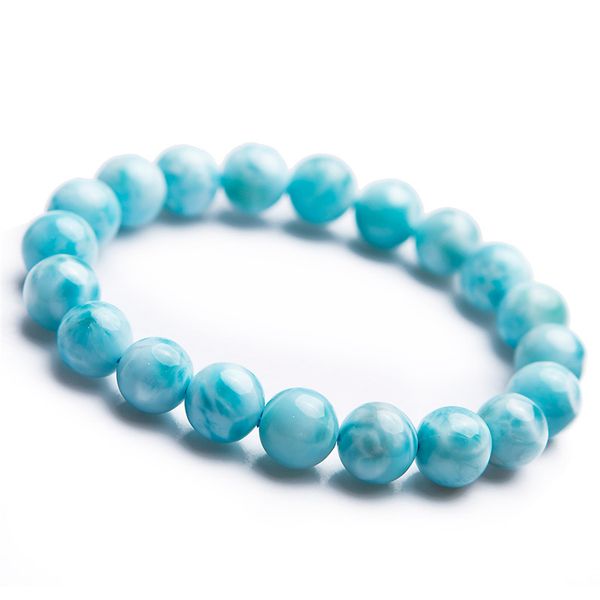 10mm genuine blue natural larimar bracelet water pattern gemstone crystal dominica round bead bracelet aaaaaa q1127, Black
10mm genuine blue natural larimar bracelet water pattern gemstone crystal dominica round bead bracelet aaaaaa q1127, Black